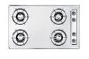 30 Inch Gas Cooktop with 4 Open Burners