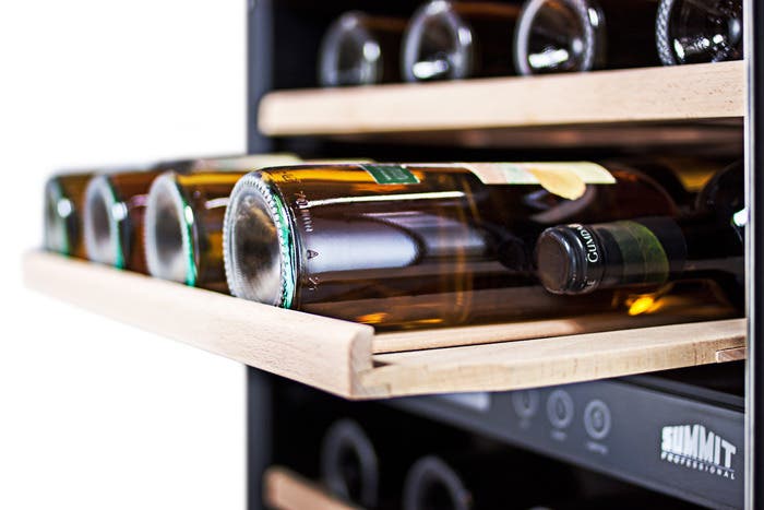 Summit SWC546LBI 24" Undercounter Dual-Zone Wine Storage