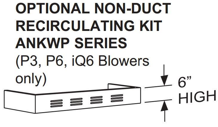 Best ANKWP306RSB Non-Duct Kit