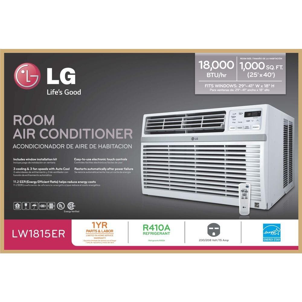LG LW1815ER 18,000 BTU Window Air Conditioner