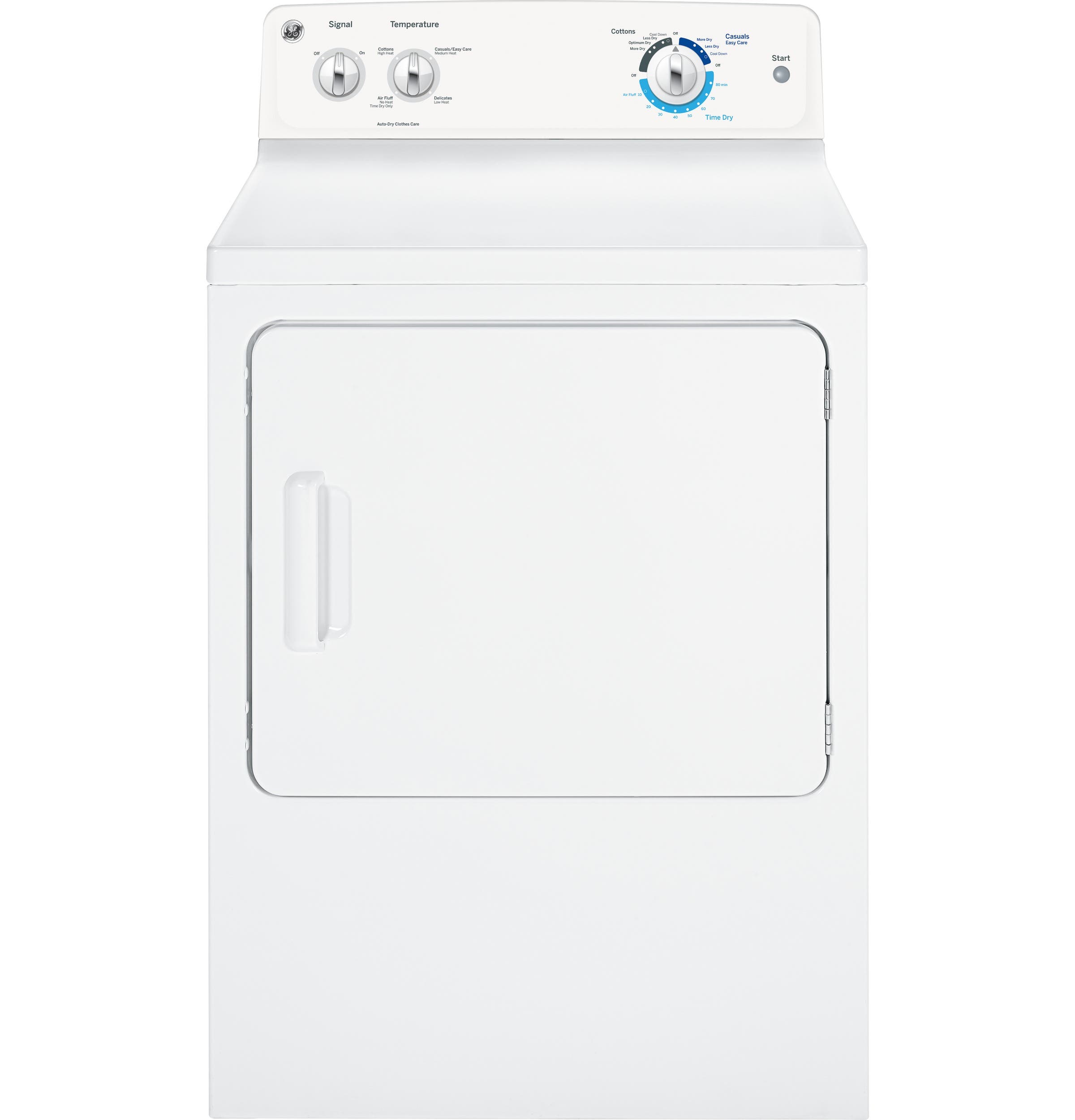 GE GTD18GSSJWW 27 Inch 6.8 cu. ft. Gas Dryer