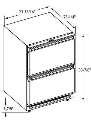 U-Line 2275DWRCS00 Stainless Steel