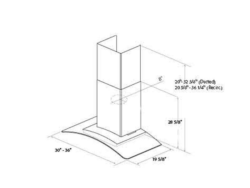 Elica EPT436S1 36" Width