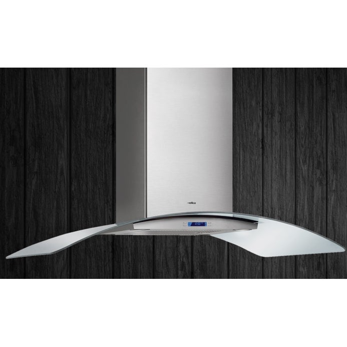 Elica ECM636S2Wall Mount Chimney Hood with 600 CFM Internal Blower, 4...