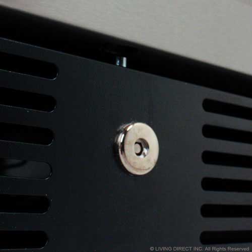 Danby DWC166BLSRH Black with Stainless Steel Door Trim