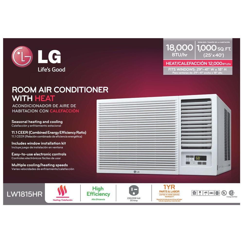LG LW1815HR 18,000 BTU Room Air Conditioner
