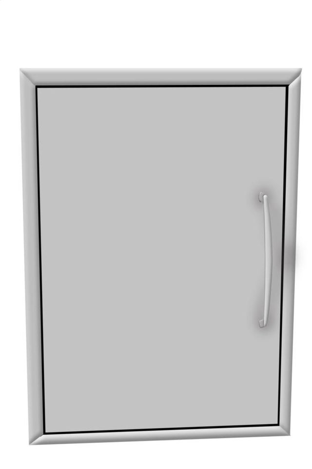 Coyote CSA2417 Single Access Door: Stainless Steel, 17 x 24