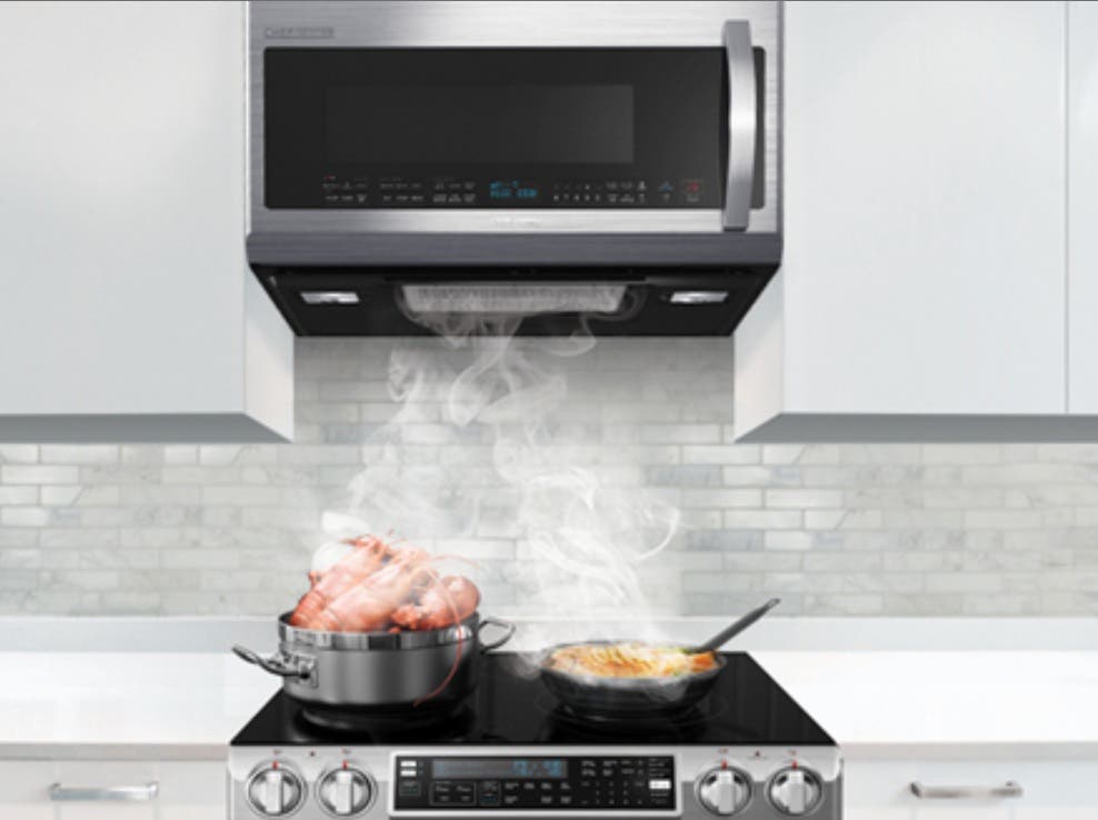 Samsung ME21H9900AS 2.1 cu. ft. Over-the-Range Microwave Oven