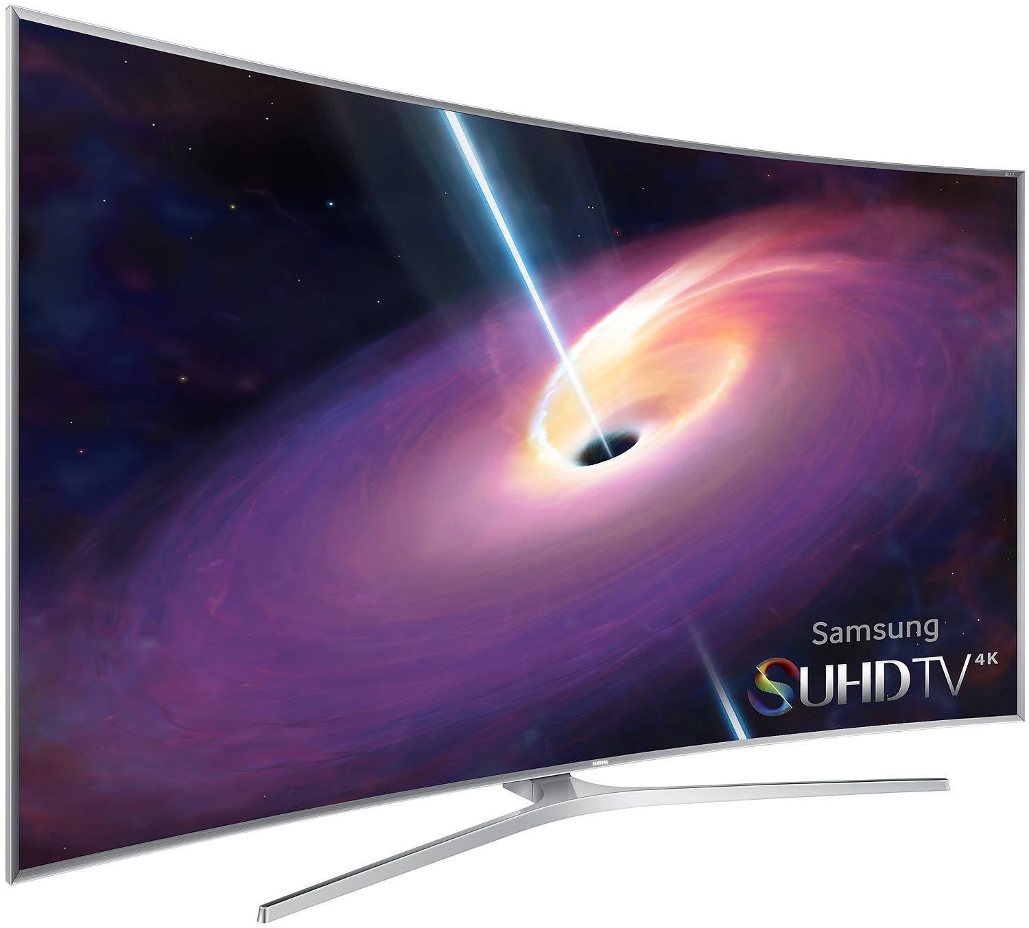Samsung Electronics UN55JS9000 55" Silver SUHD 4K Curved 3D LED Smart HDTV