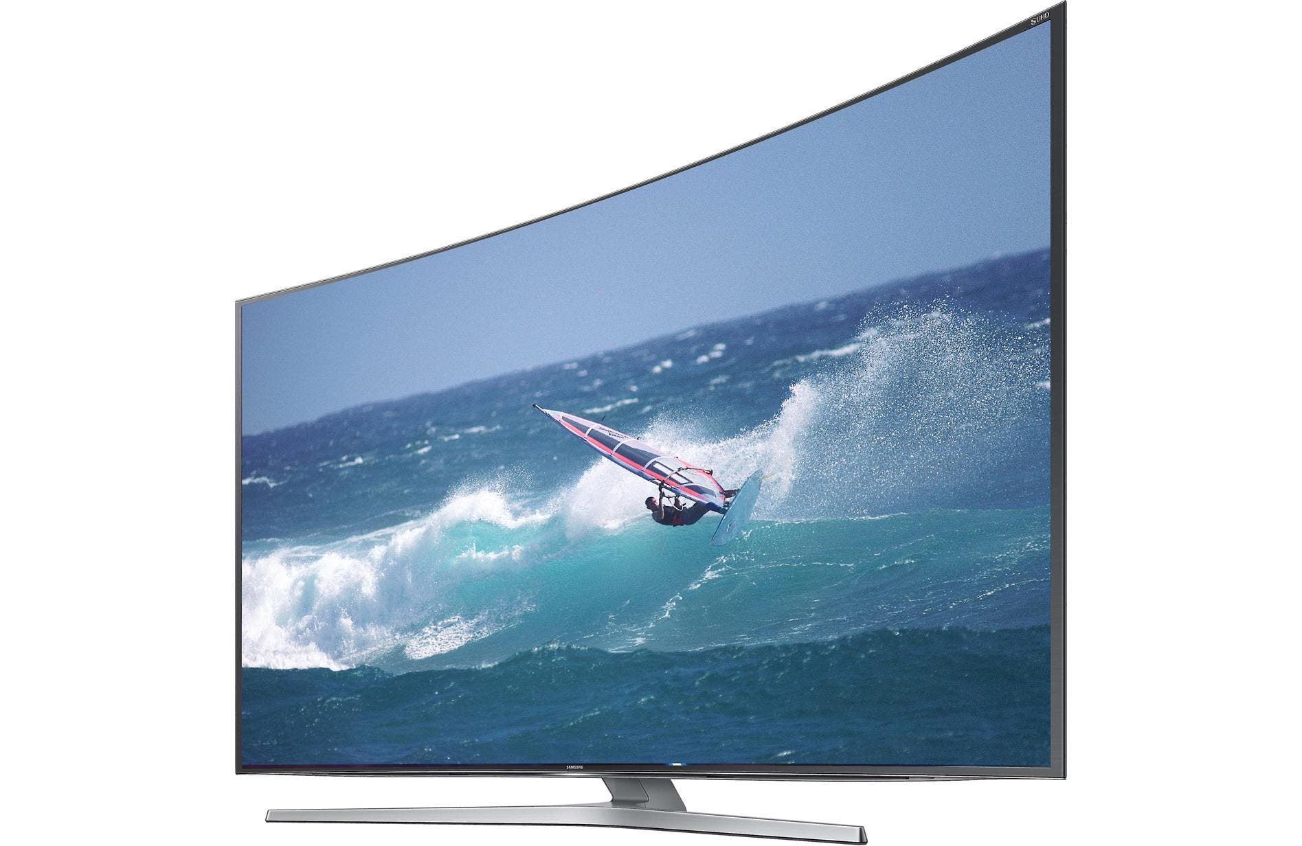 Samsung Electronics UN55JS9000 55" Silver SUHD 4K Curved 3D LED Smart HDTV