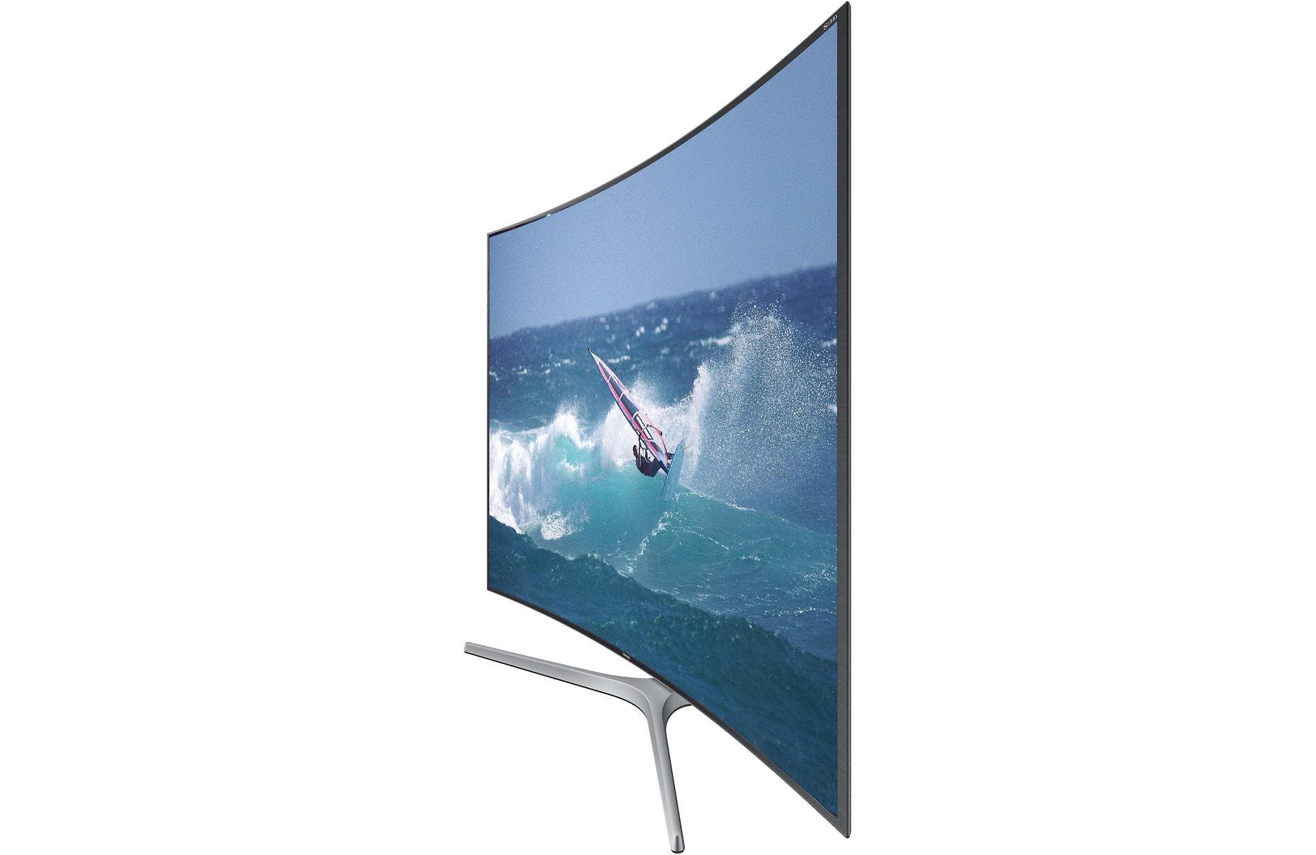 Samsung Electronics UN55JS9000 55" Silver SUHD 4K Curved 3D LED Smart HDTV