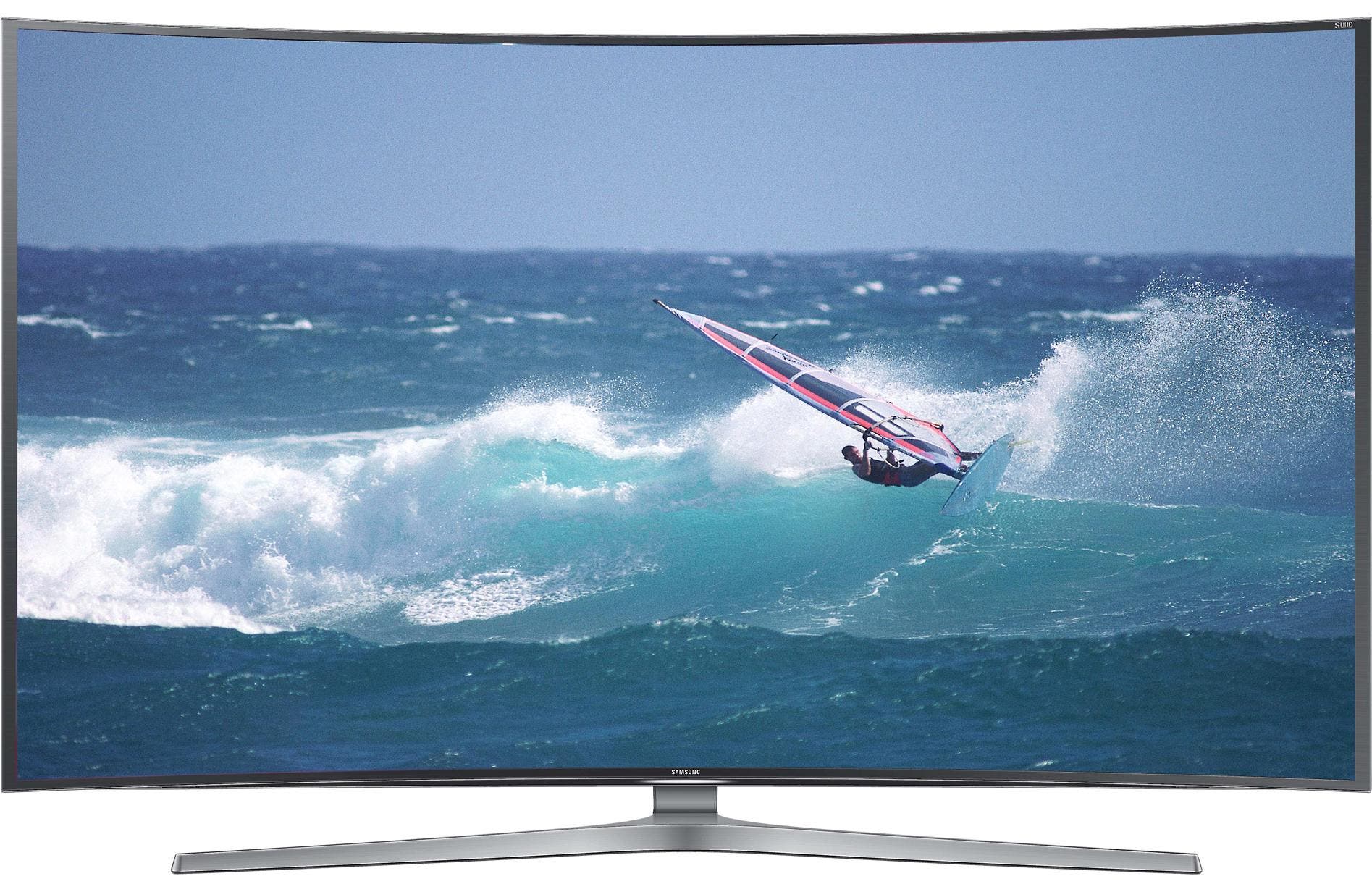 Samsung Electronics UN55JS9000 55" Silver SUHD 4K Curved 3D LED Smart HDTV