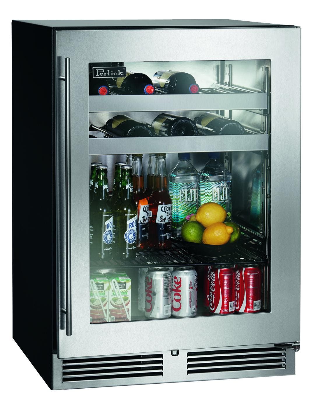 Perlick HC24BB33R Stainless Steel-Glass, Right Hinge Door Swing