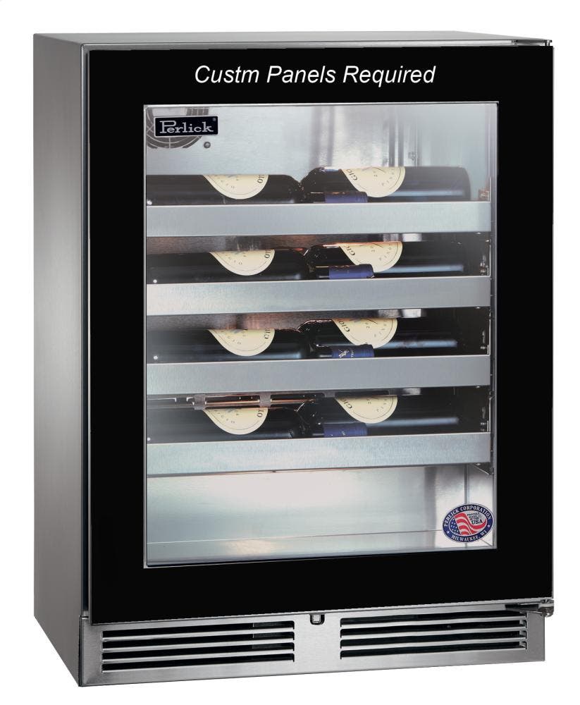 Perlick HH24WO34R Panel Ready-Glass, Right Hinge Door Swing