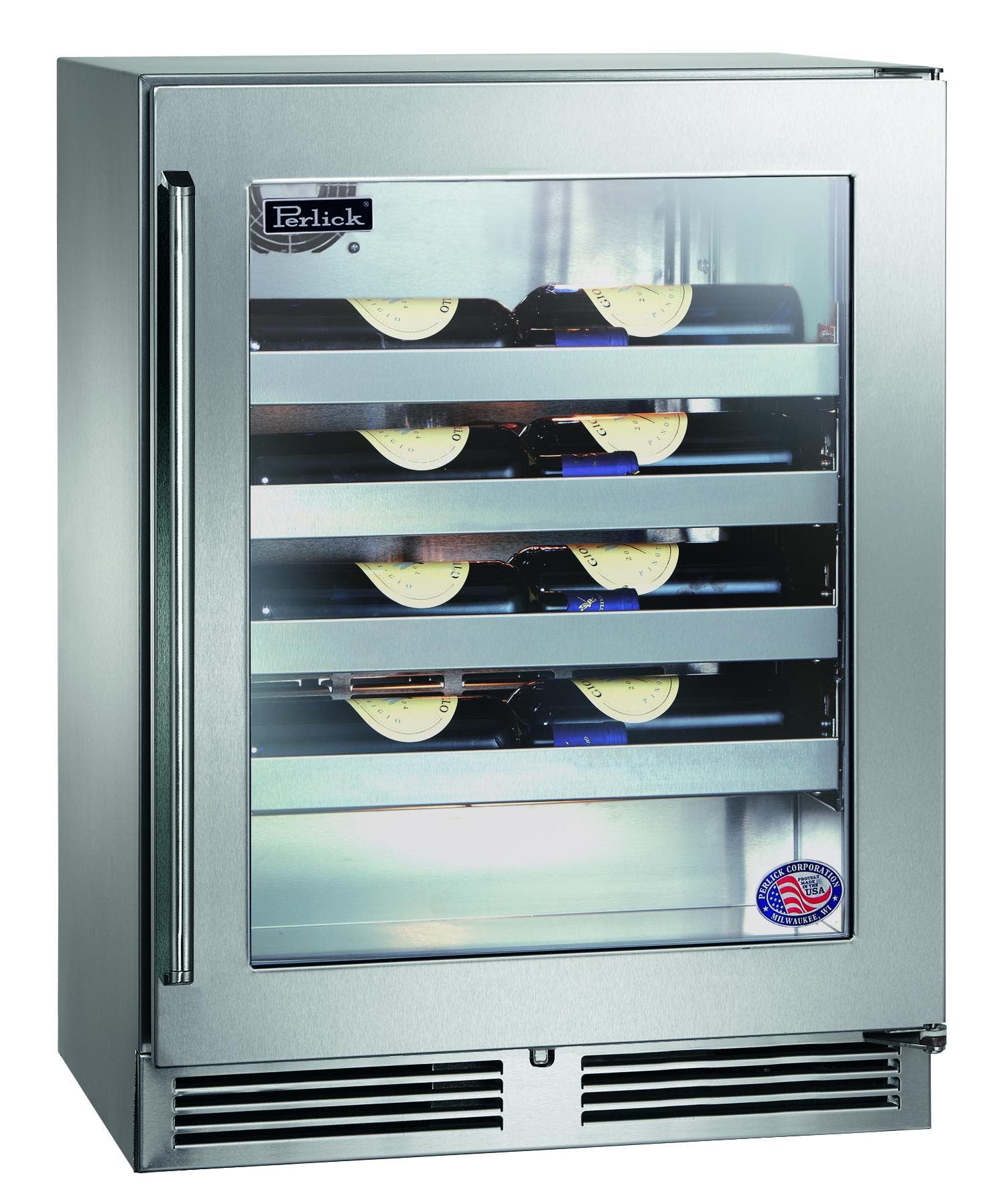 Perlick HH24WO33L Stainless Steel-Glass, Left Hinge Door Swing