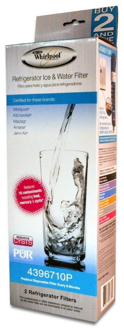 Whirlpool 4396710P Refrigerator Water Filter