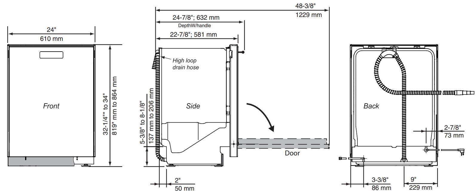 Asko D5426XLS Stainless Steel