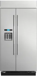 42 Inch, 25.02 Cu. Ft. Built-In Side-by-Side Refrigerator with Water Dispenser