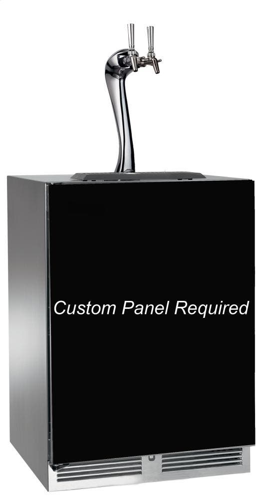 Perlick HP24TS32R2A Panel Ready, Double Faucet, Left-Hand Door Swing