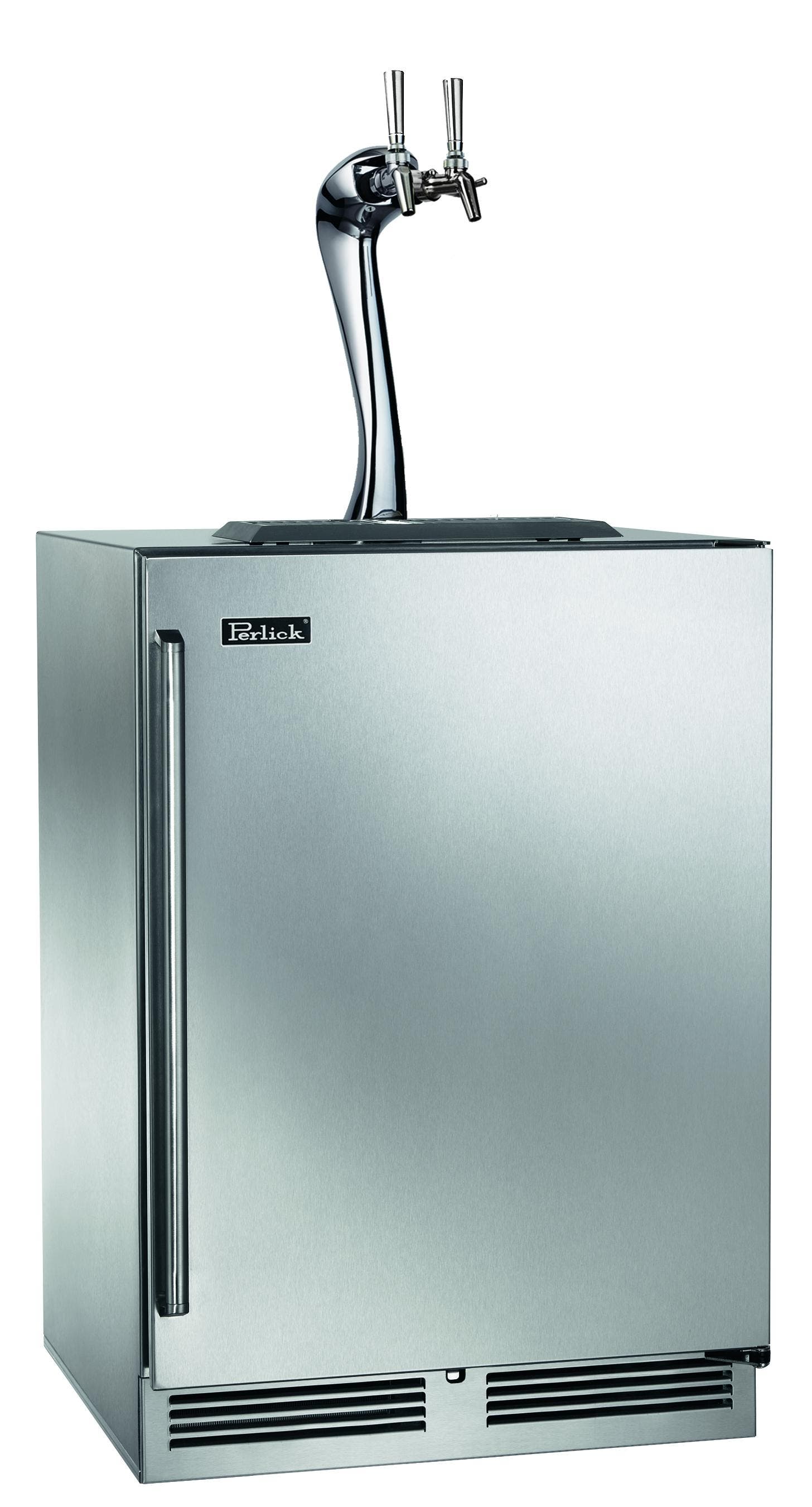 Perlick HP24TS31L2A Stainless Steel, Double Faucet, Right-Hand Door Sw...