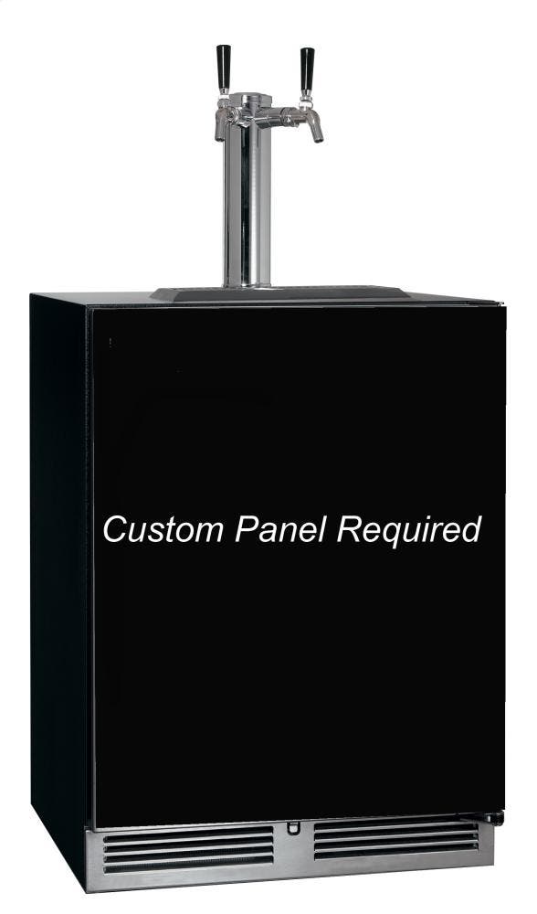 Perlick HC24TB32R2 Panel Ready, Right Door Swing, Dual Faucet