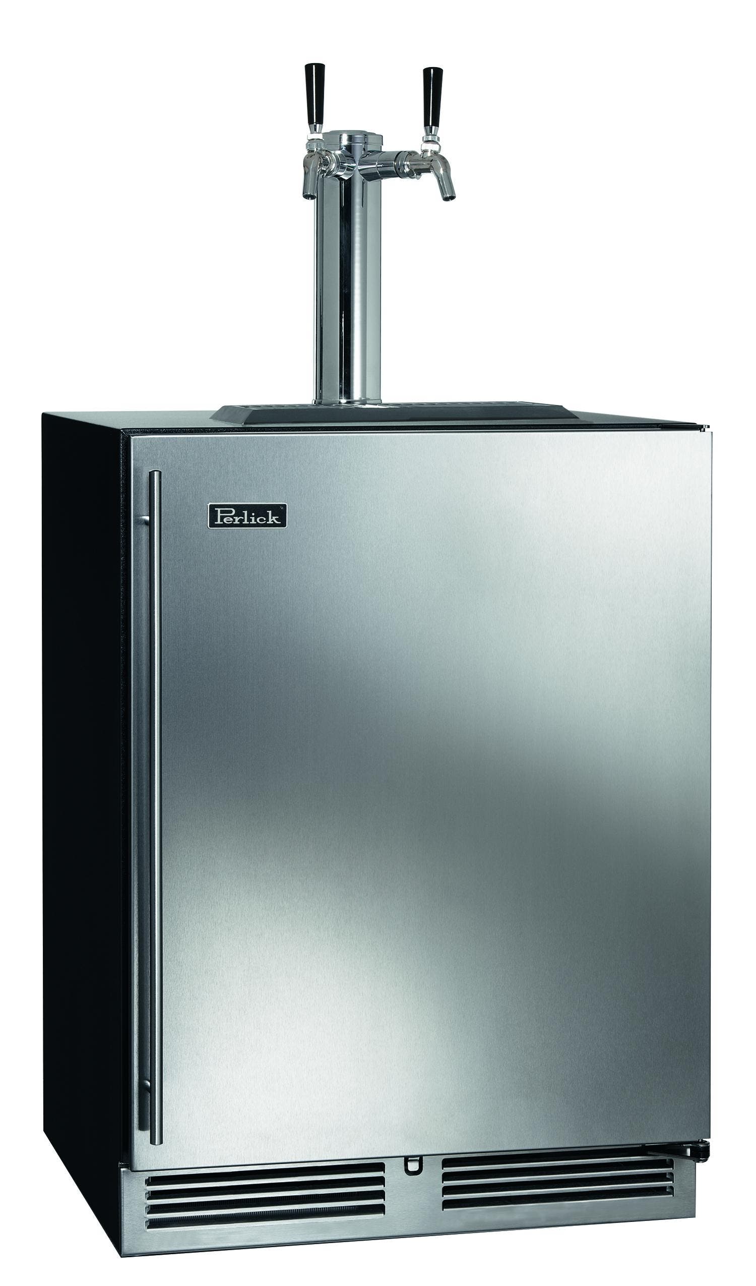 Perlick HC24TB31L2 Stainless Steel, Left Door Swing, Dual Faucet