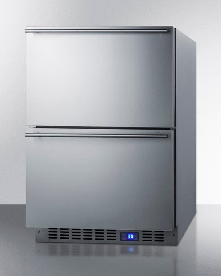 Summit SPR626OS2D 24" Outdoor Refrigerator Drawers