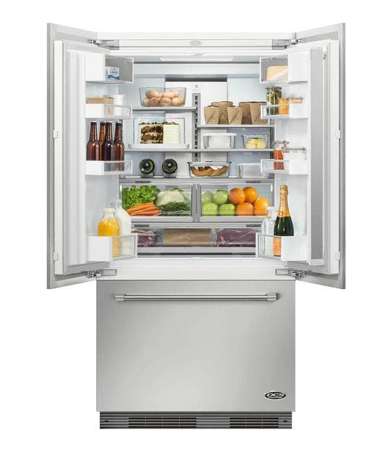 DCS RS36A72UC1 36" Panel Ready Counter-Depth French Door Refriger...