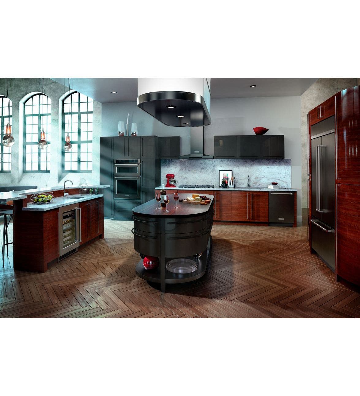 KitchenAid KVWB606DBS Black Stainless Steel