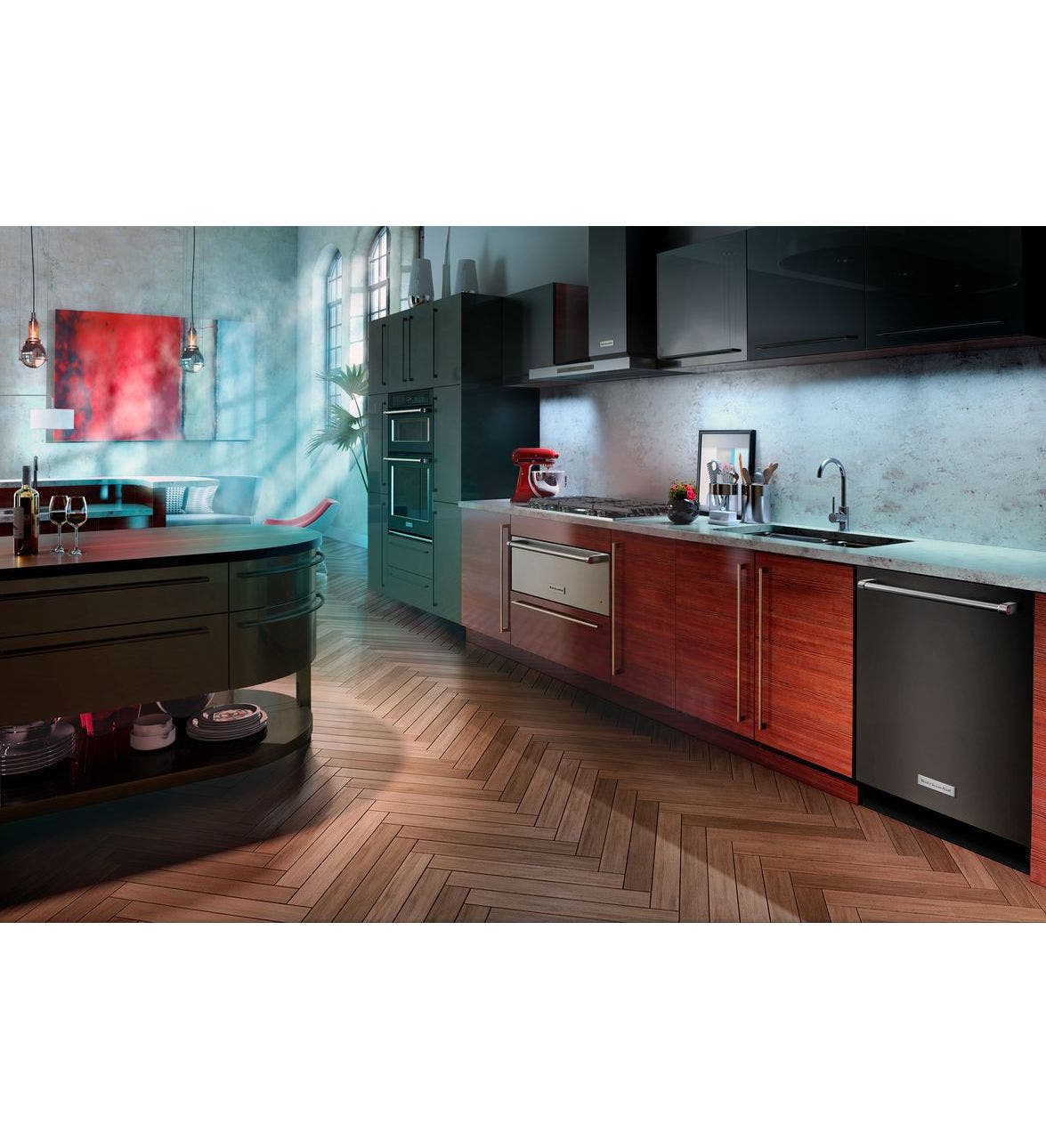 KitchenAid KVWB606DBS Black Stainless Steel