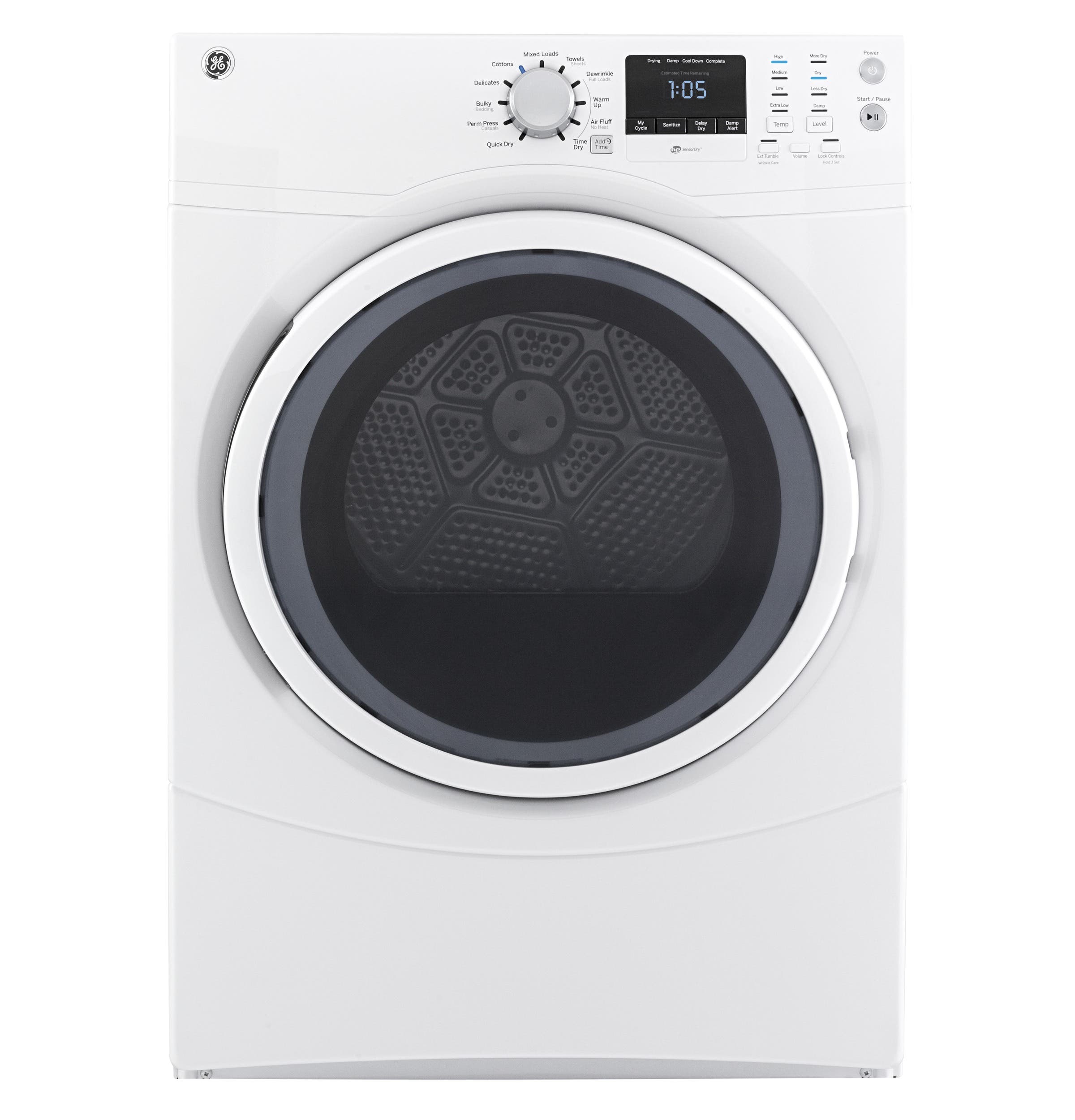 GE GFDN160EJWW White