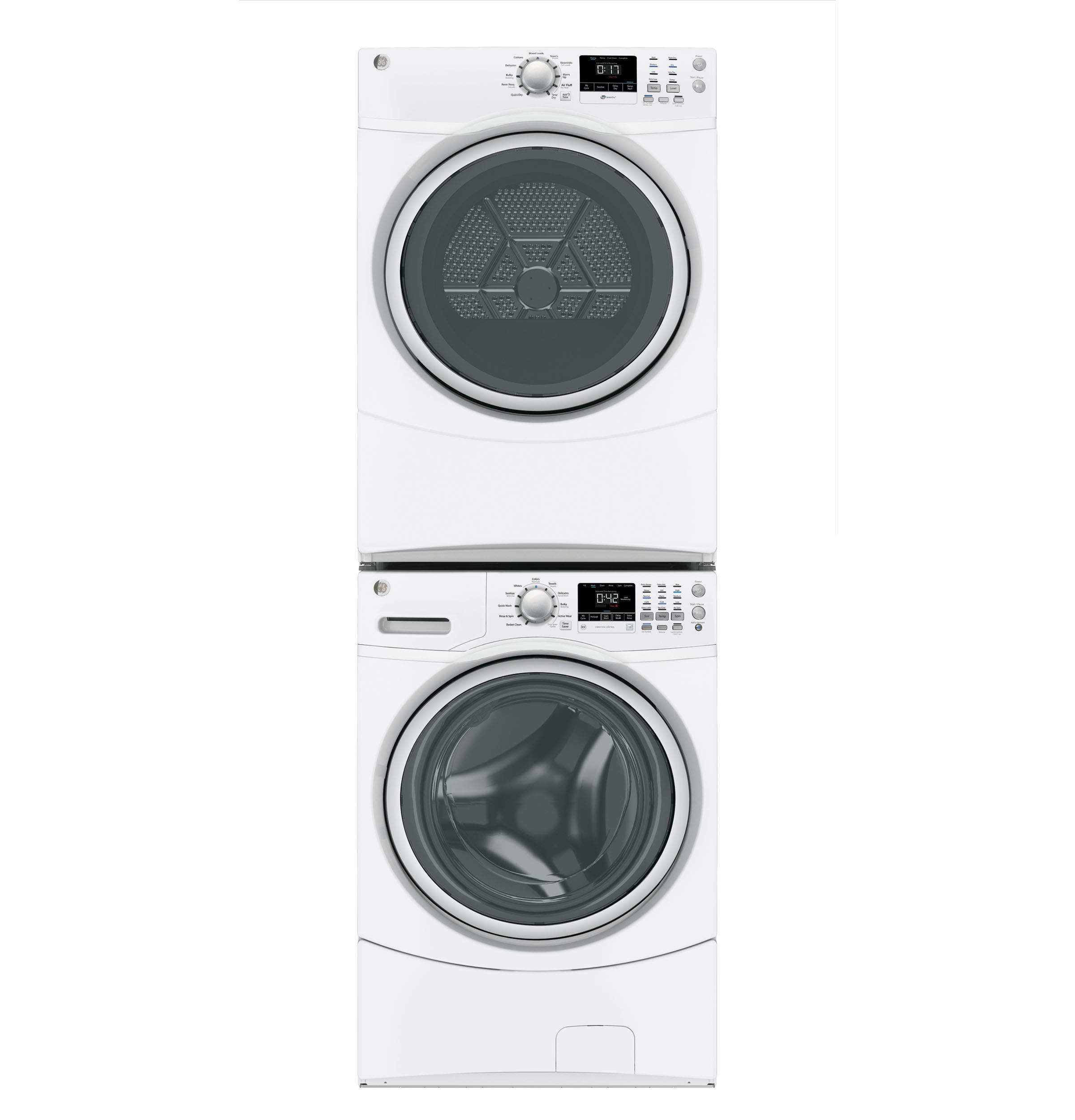 GE GFDN160EJWW White