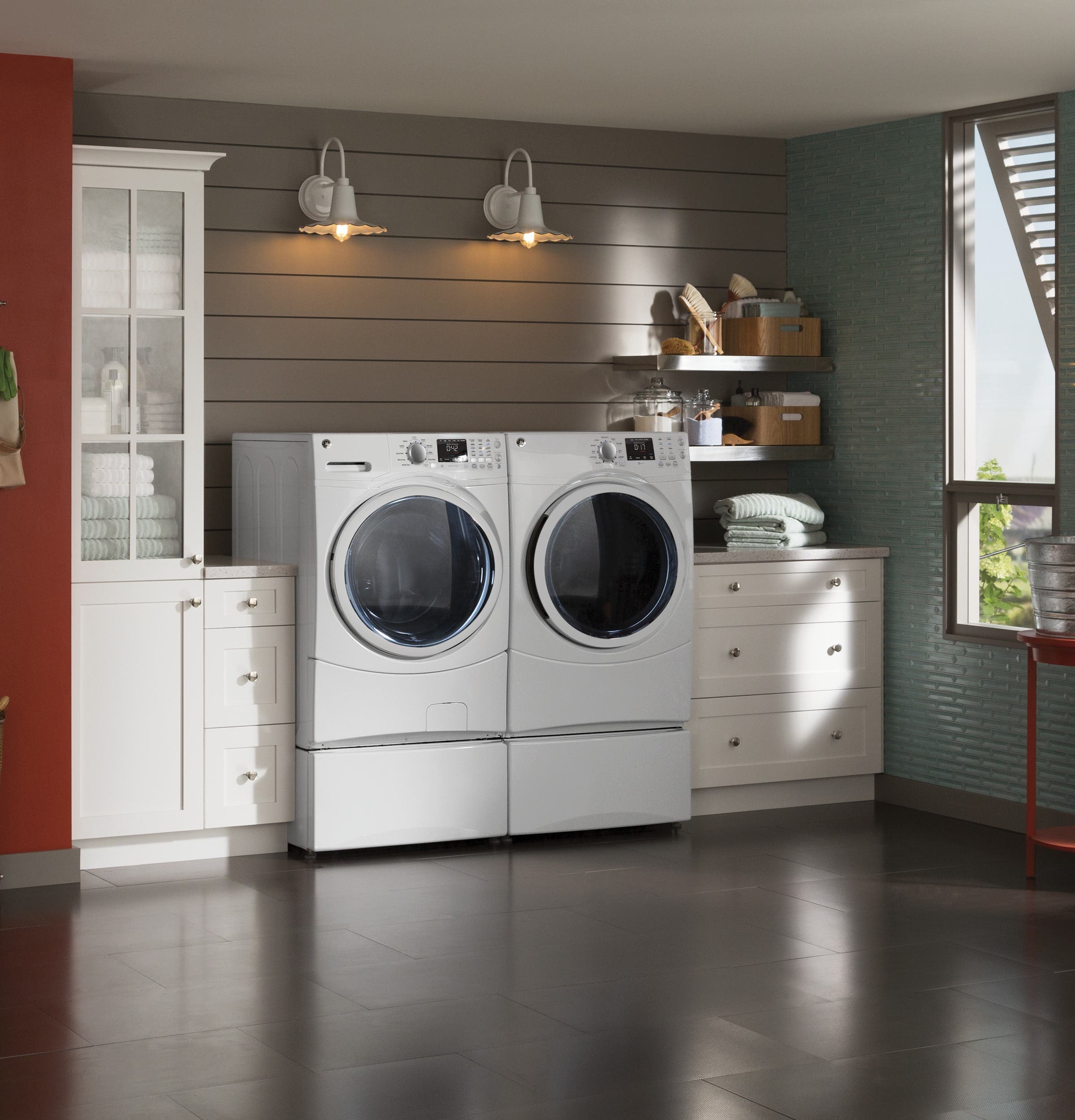 GE GFDN160EJWW White