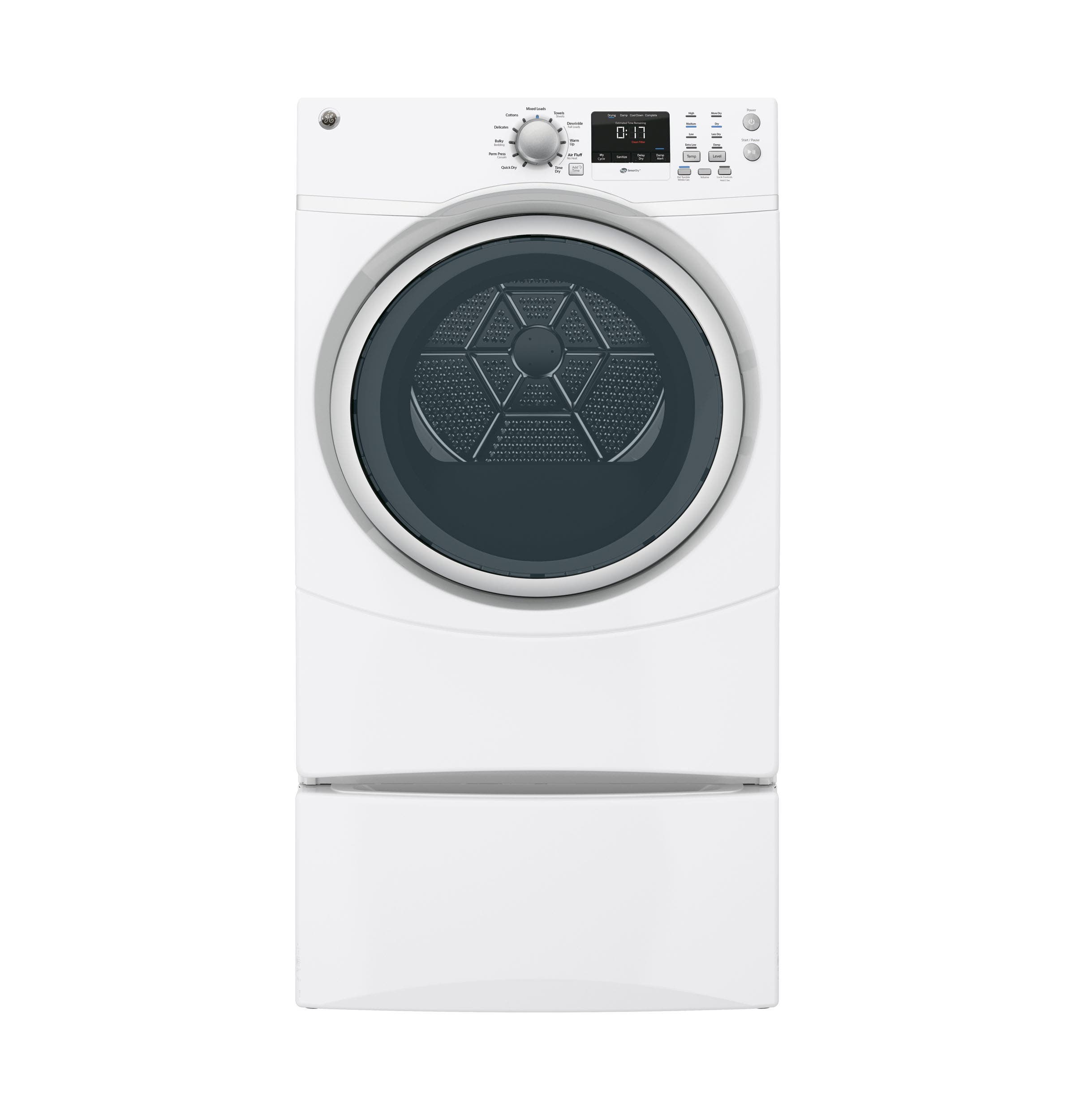 GE GFDN160EJWW White