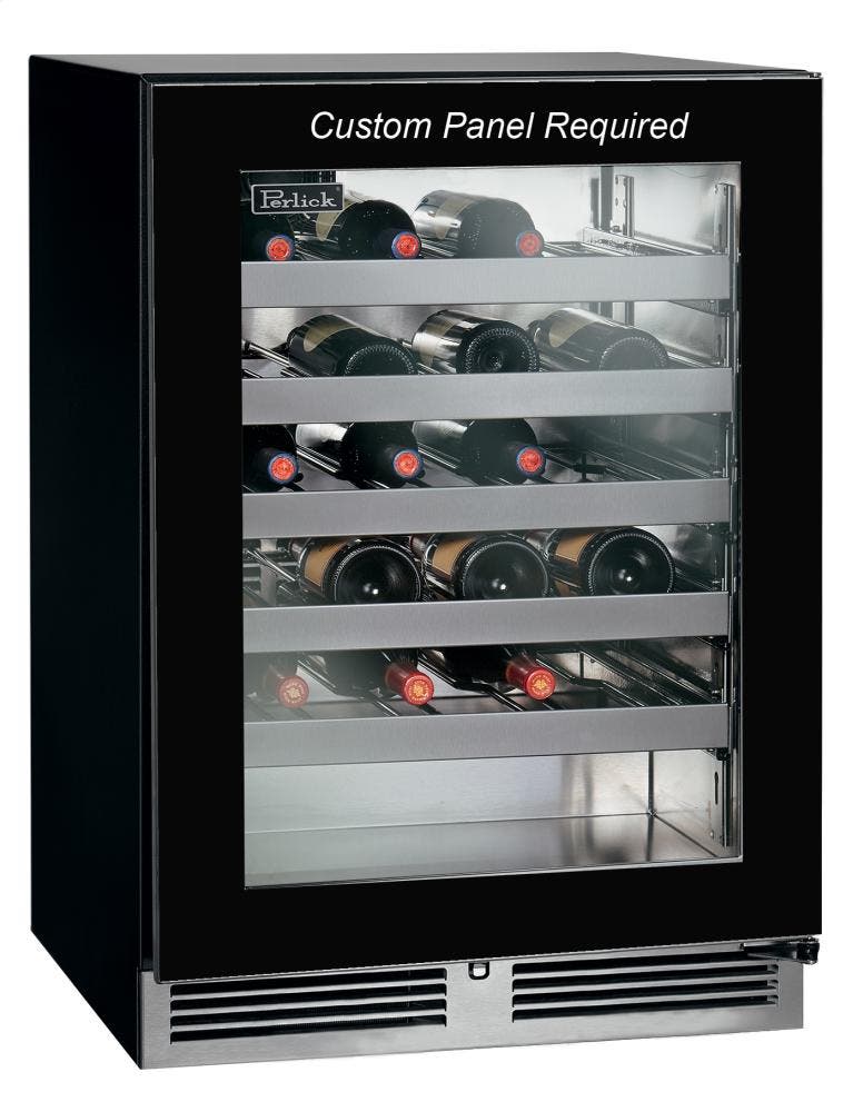 Perlick HC24WB34R Panel Ready-Glass, Right Hinge Door Swing