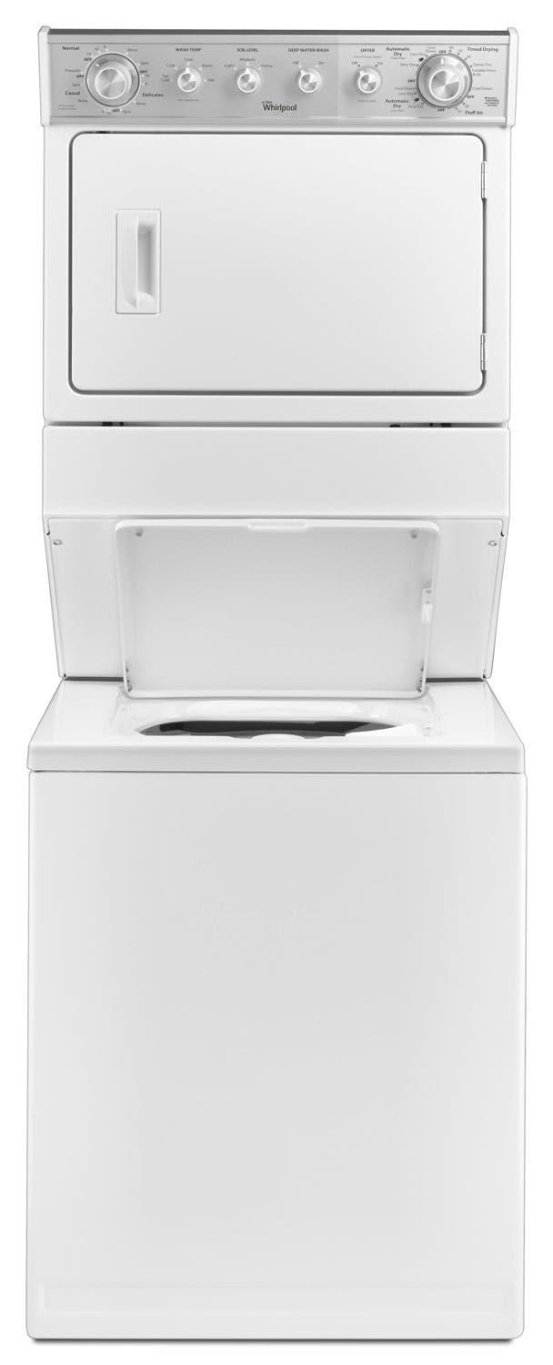 Whirlpool WETLV27FW 27 Inch Electric Laundry Center