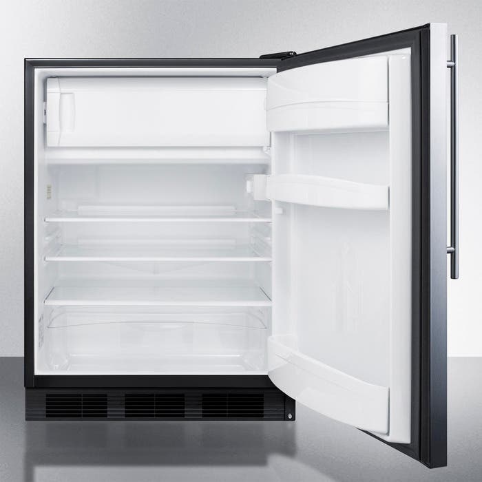 Summit ALB653BSSHV ADA compliant built-in undercounter refrigerator-f...