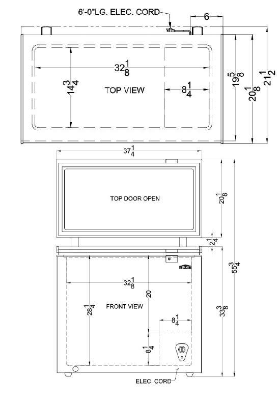 Summit CF07L 7.0 cu. ft. Chest Freezer