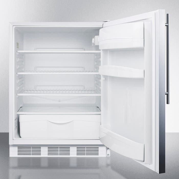 Summit FF6LBISSHVADA ADA compliant built-in undercounter all-refrigerat...
