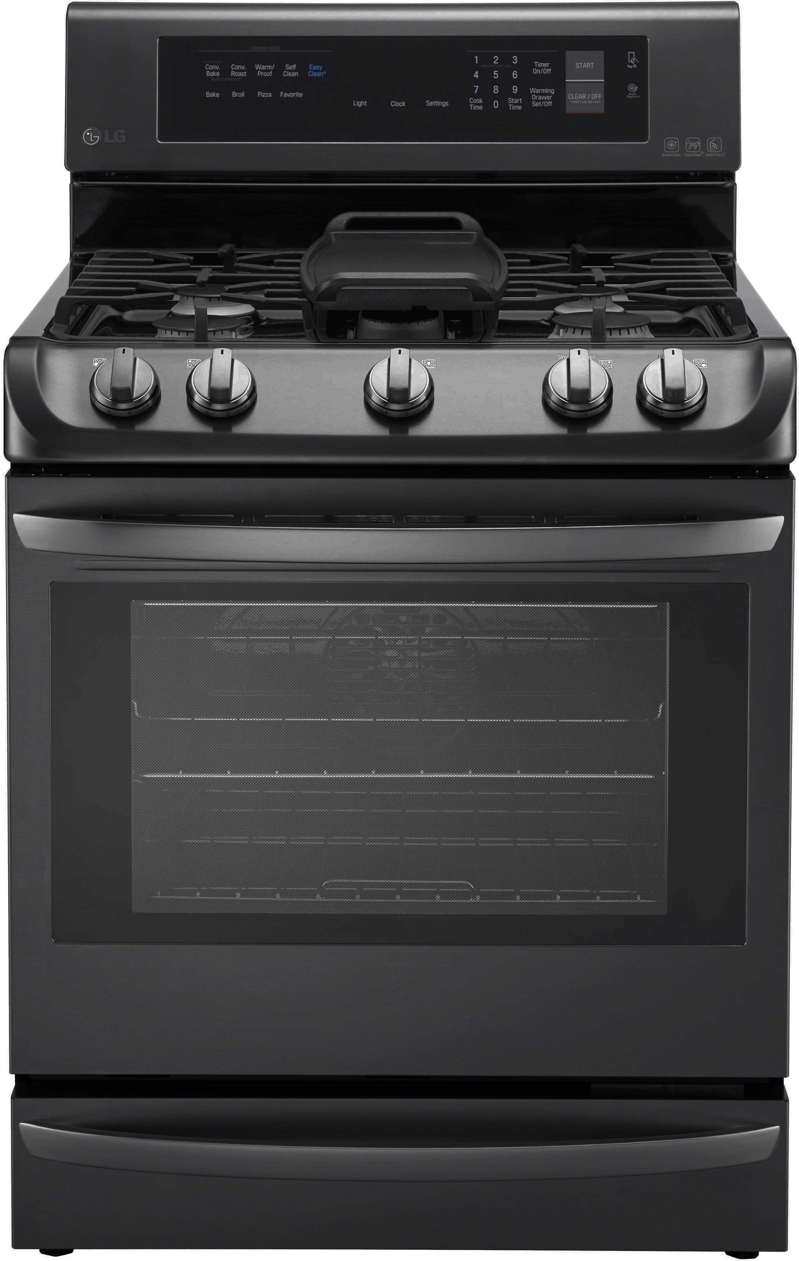 LG LRG4115BD Black Stainless Steel