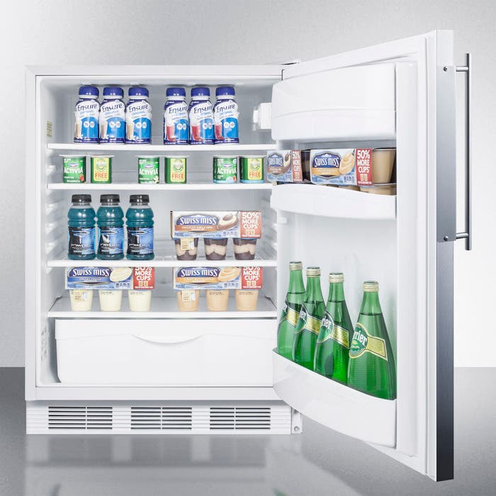 Summit FF6LFRADA ADA compliant freestanding all-refrigerator