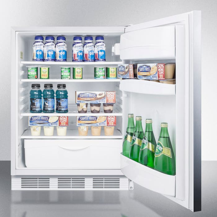 Summit FF6LSSHHADA ADA compliant freestanding refrigerator