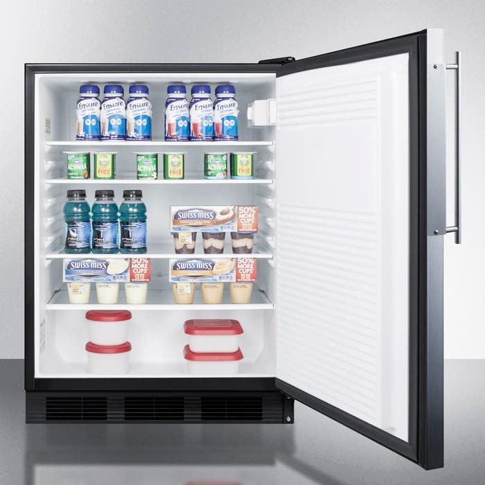 Summit FF7LBLBIFRADA 32" high black all-refrigerator