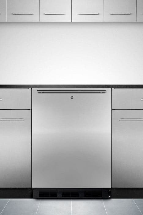 Summit FF7LBLBISSHHADA 32" high ADA compliant built-in undercounter refri...