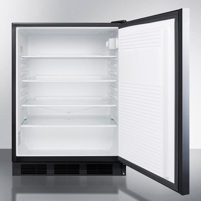 Summit FF7LBLBISSHHADA 32" high ADA compliant built-in undercounter refri...