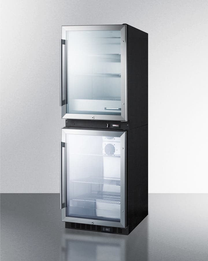 Summit RFBW61G 24" Freestanding All-Refrigerator/Warming Cabinet