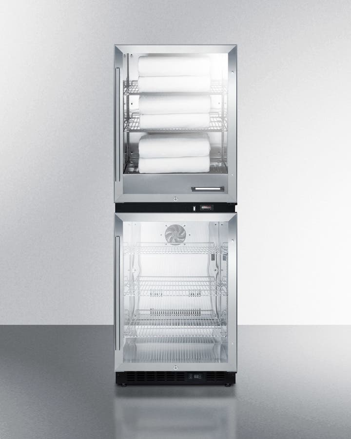 Summit RFBW61G 24" Freestanding All-Refrigerator/Warming Cabinet