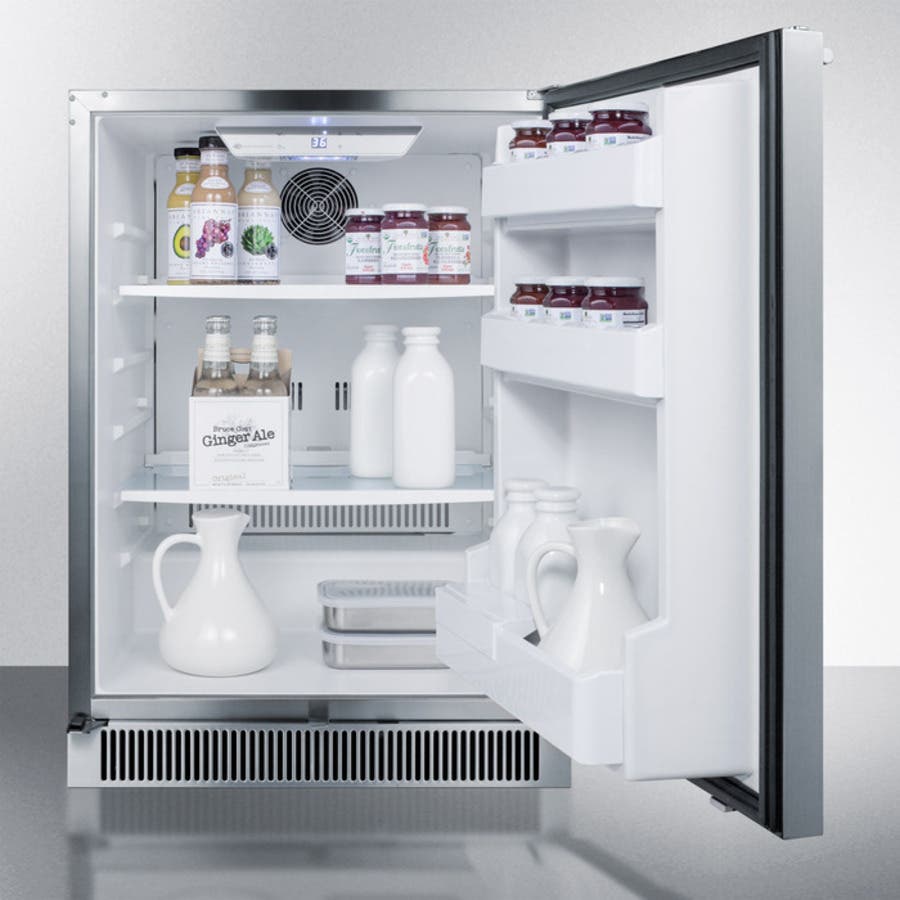 Summit CLR268CSS 24" Built-in Compact Refrigerator