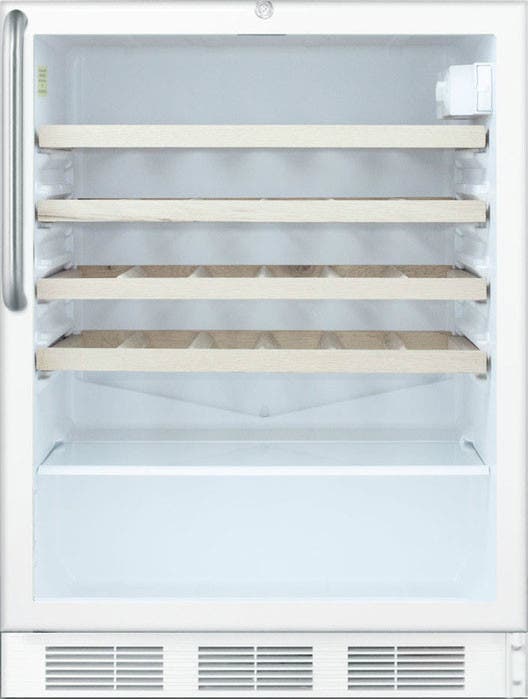 Summit SWC6GWLCSSWOADA Stainless Steel Cabinet with Short Towel Bar