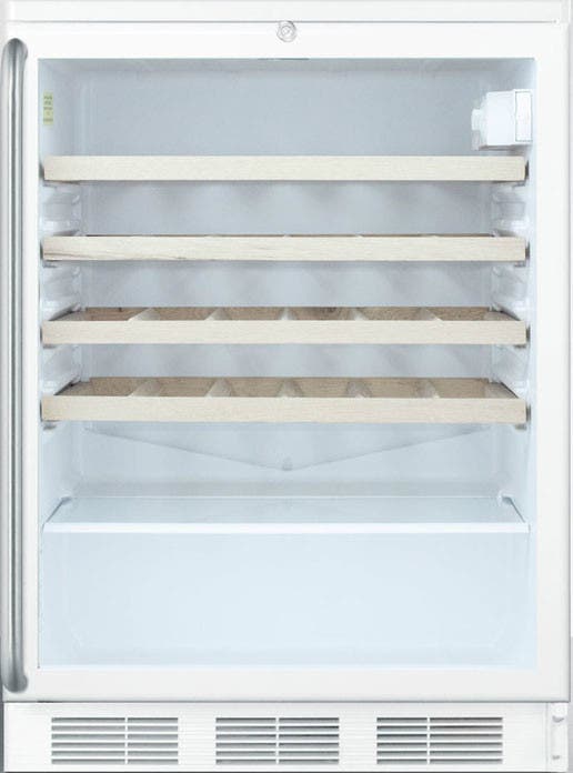 Summit SWC6GWLSHWOADA White Cabinet with Long Towel Bar Handle